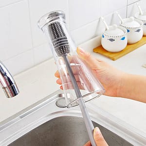 1pc Long Handle Kitchen Brush for Cleaning Cups and Tableware – Easy to Use and Effective Cleaning Tool
