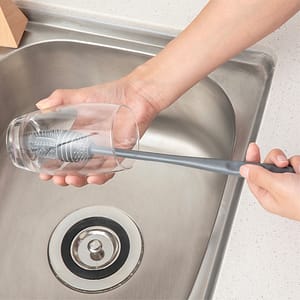1pc Long Handle Kitchen Brush for Cleaning Cups and Tableware – Easy to Use and Effective Cleaning Tool