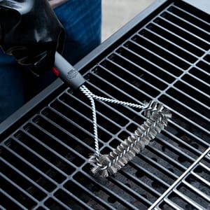 Expert Grill Small 3 Sided Cleaning Grill Brush with Soft Handle
