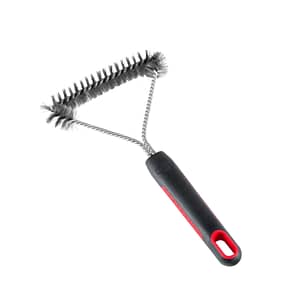 Expert Grill Small 3 Sided Cleaning Grill Brush with Soft Handle