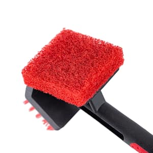 Expert Grill Small PP Cleaning Cold Grill Brush and Scrub Pad, 10.6″