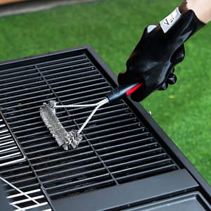Expert Grill Small 3 Sided Cleaning Grill Brush with Soft Handle